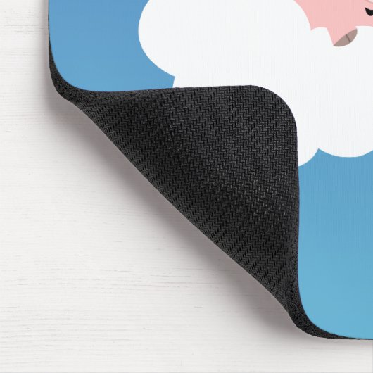 Valentinstag: Der Flügel der Liebe Mousepad (Ecke)