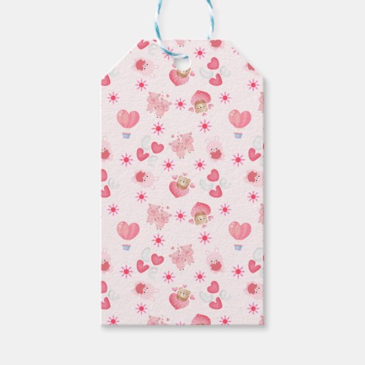 Valentinstag der Kinder Geschenkanhänger (Vorderseite)