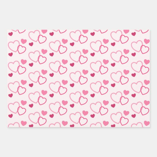 Valentinstag der Kinder Geschenkpapier Set (Vorderseite 3)