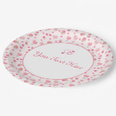 Valentinstag der Kinder Pappteller (Schrägansicht)