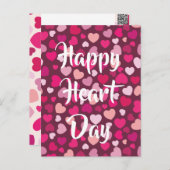 Valentinstag der Kinderschule Postkarte (Vorne/Hinten)