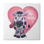 Valentinstag der Kuh Fliese (Vorderseite)