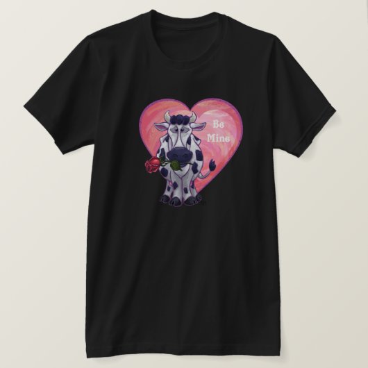 Valentinstag der Kuh T-Shirt (Design vorne)