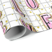 Valentinstag der Liebe Geschenkpapier (Rolleneckpunkt)