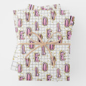 Valentinstag der Liebe Geschenkpapier Set (Beispiel)