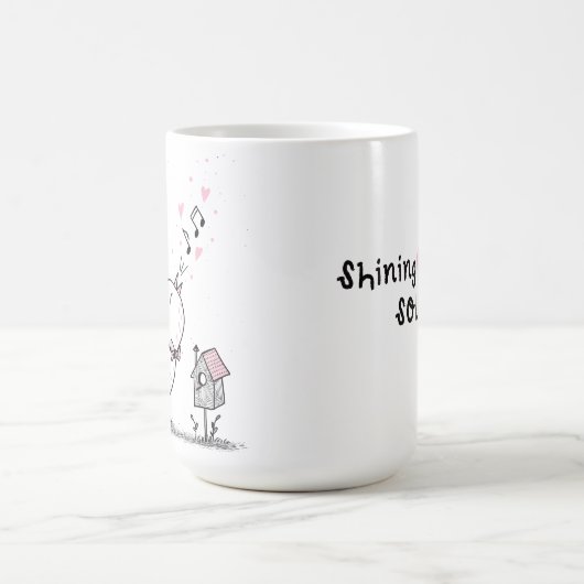 Valentinstag der Liebe Kaffeetasse (Mittel)