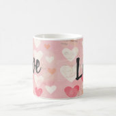 Valentinstag der Liebe Kaffeetasse (Mittel)