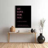 Valentinstag der Liebe Poster