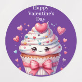 Valentinstag der Mädchen Etiketten (Design 2)