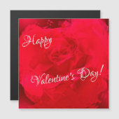 Valentinstag der Magnetkarte Rote Rose (Vorne/Hinten)