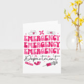 Valentinstag der Notfallabteilung Ed Nurses Er N Karte (Gelbe Blume)