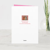 Valentinstag der phantastischen Freundin Feiertagskarte (Rückseite)