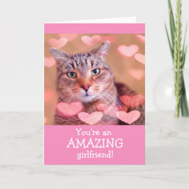 Valentinstag der phantastischen Freundin Feiertagskarte