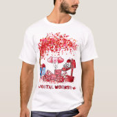 Valentinstag der Postarbeit T-Shirt (Vorderseite)