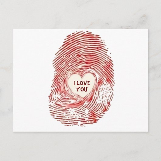 Valentinstag der Postkarte (Vorderseite)