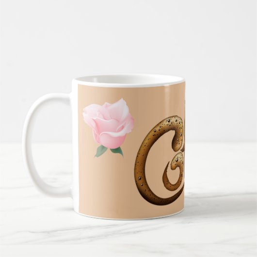 Valentinstag der Rose Kaffeetasse (Links)