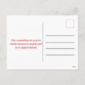 Valentinstag der Soldaten Feiertagspostkarte (Rückseite)