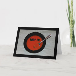 Valentinstag der Suppe Karte