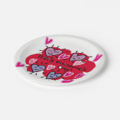 Valentinstag der Teller (Schrägansicht)