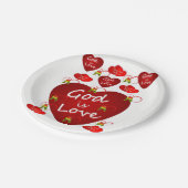 Valentinstag der Teller (Schrägansicht)