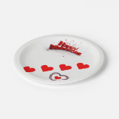 Valentinstag der Teller (Schrägansicht)