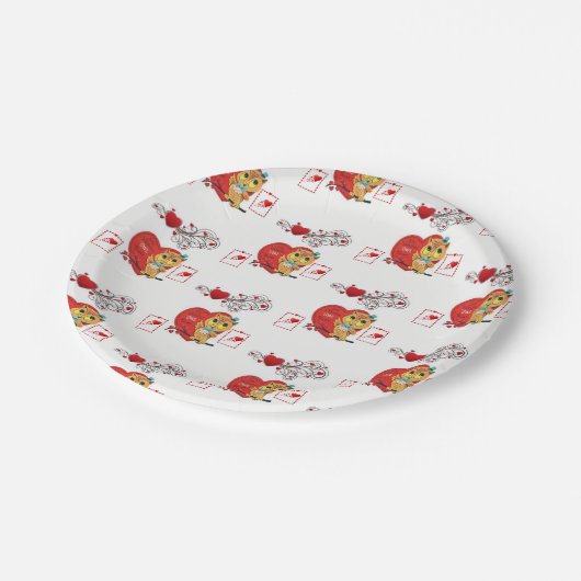 Valentinstag der Teller (Schrägansicht)