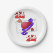 Valentinstag der Teller (Vorderseite)