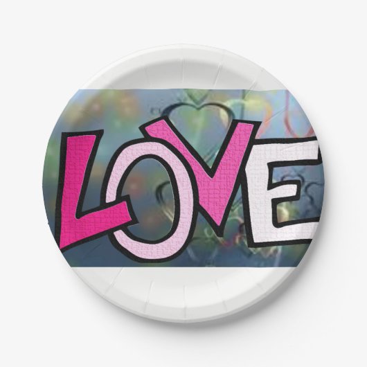 Valentinstag der Teller (Vorderseite)