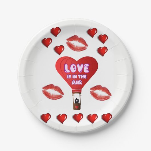 Valentinstag der Teller (Vorderseite)