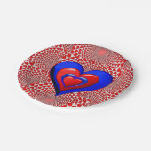 Valentinstag der Teller (Schrägansicht)