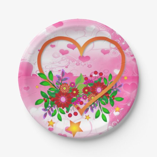 Valentinstag der Teller (Vorderseite)