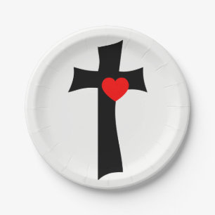 Valentinstag der Teller