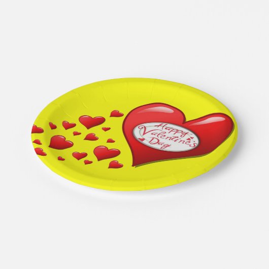 Valentinstag der Teller (Schrägansicht)