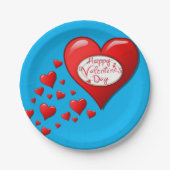 Valentinstag der Teller (Vorderseite)