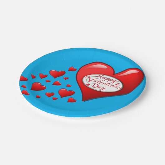 Valentinstag der Teller (Schrägansicht)