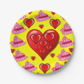 Valentinstag der Teller (Vorderseite)