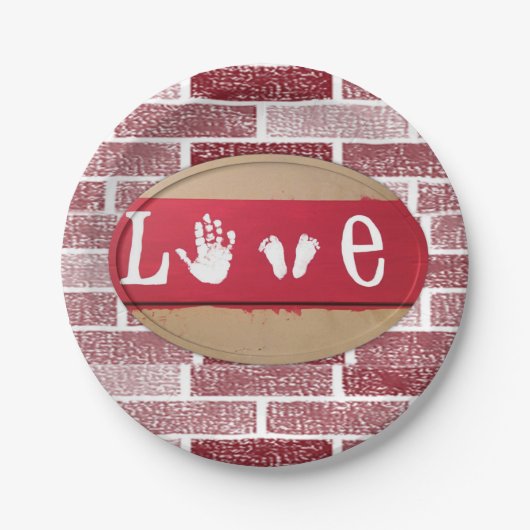 Valentinstag der Teller (Vorderseite)