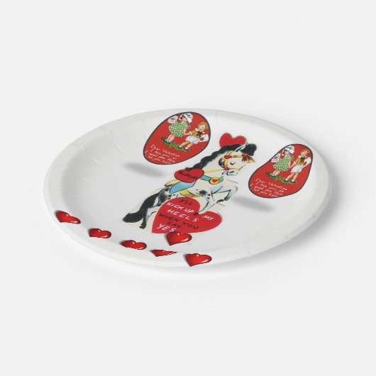 Valentinstag der Teller (Schrägansicht)