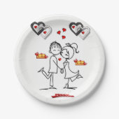 Valentinstag der Teller (Vorderseite)