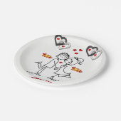 Valentinstag der Teller (Schrägansicht)