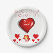 Valentinstag der Teller (Vorderseite)