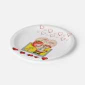 Valentinstag der Teller (Schrägansicht)