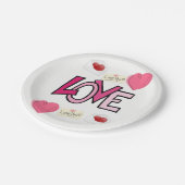 Valentinstag der Teller (Schrägansicht)