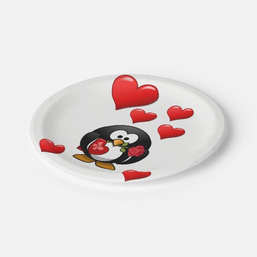 Valentinstag der Teller (Schrägansicht)