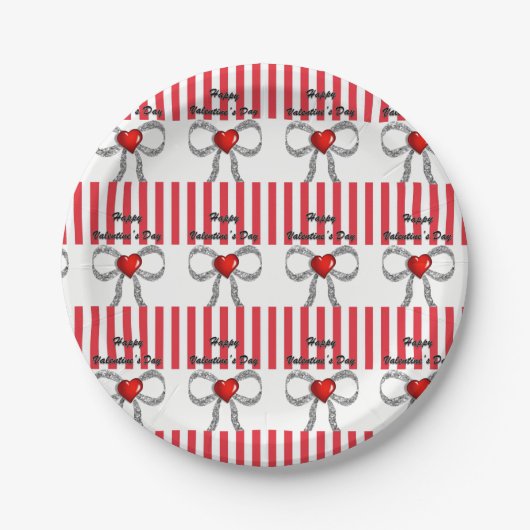 Valentinstag der Teller (Vorderseite)