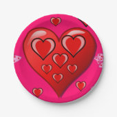 Valentinstag der Teller (Vorderseite)