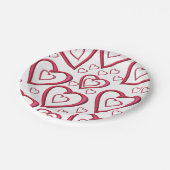 Valentinstag der Teller (Schrägansicht)