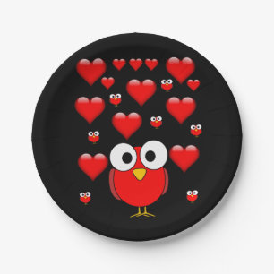 Valentinstag der Teller