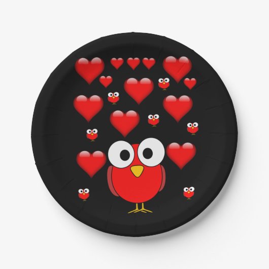 Valentinstag der Teller (Vorderseite)