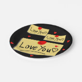 Valentinstag der Teller (Schrägansicht)